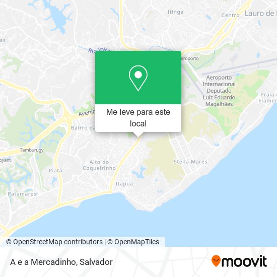 A e a Mercadinho mapa