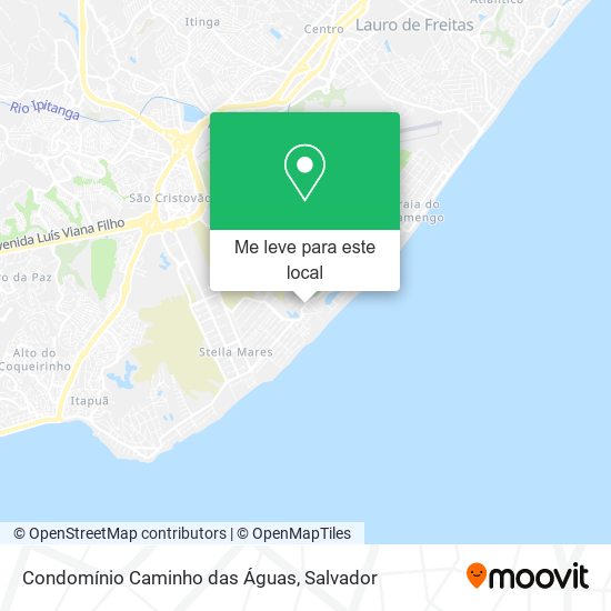 Condomínio Caminho das Águas mapa