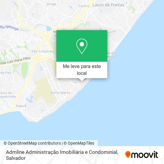 Admline Administração Imobiliária e Condominial mapa