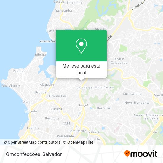Gmconfeccoes mapa