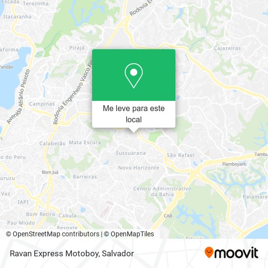 Ravan Express Motoboy mapa