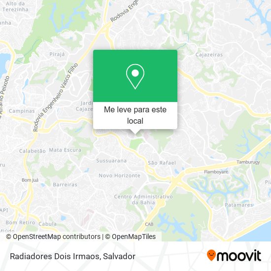 Radiadores Dois Irmaos mapa