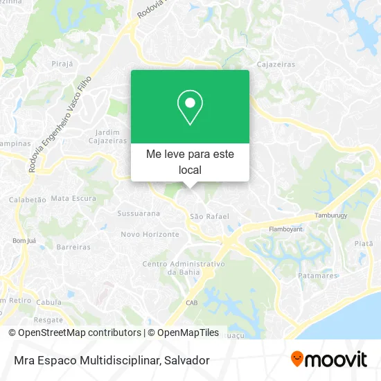 Mra Espaco Multidisciplinar mapa