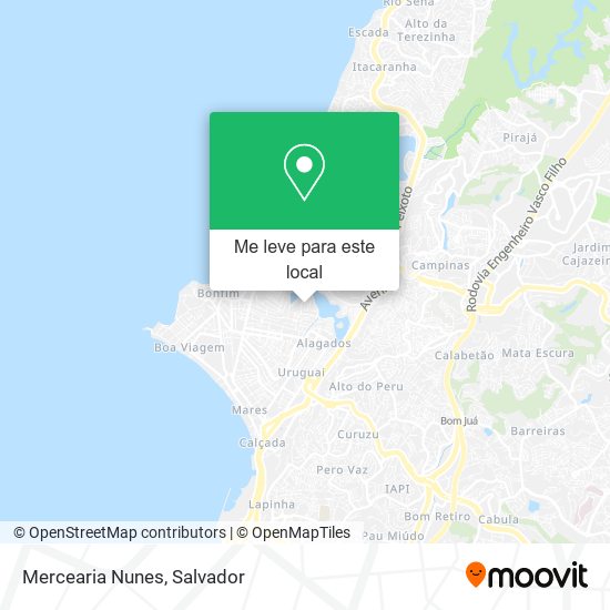 Mercearia Nunes mapa