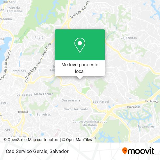 Csd Servico Gerais mapa