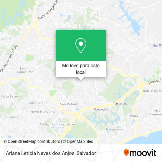 Ariane Leticia Neves dos Anjos mapa