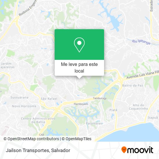 Jailson Transportes mapa