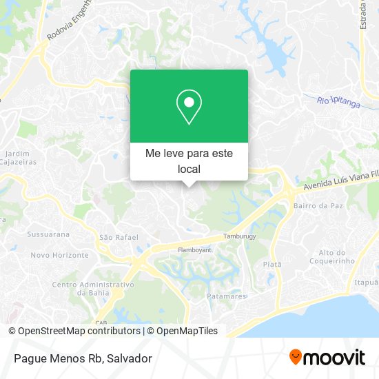 Pague Menos Rb mapa