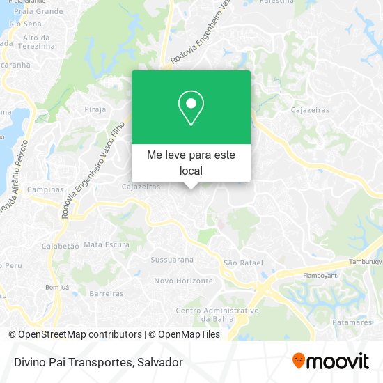 Divino Pai Transportes mapa