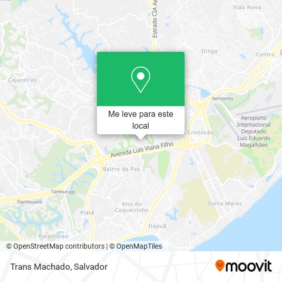 Trans Machado mapa