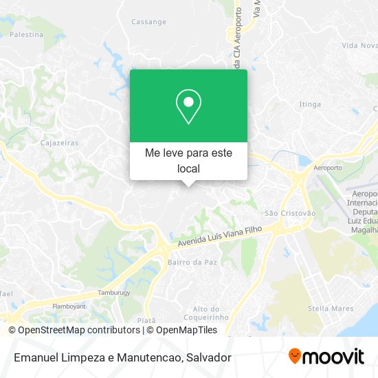 Emanuel Limpeza e Manutencao mapa