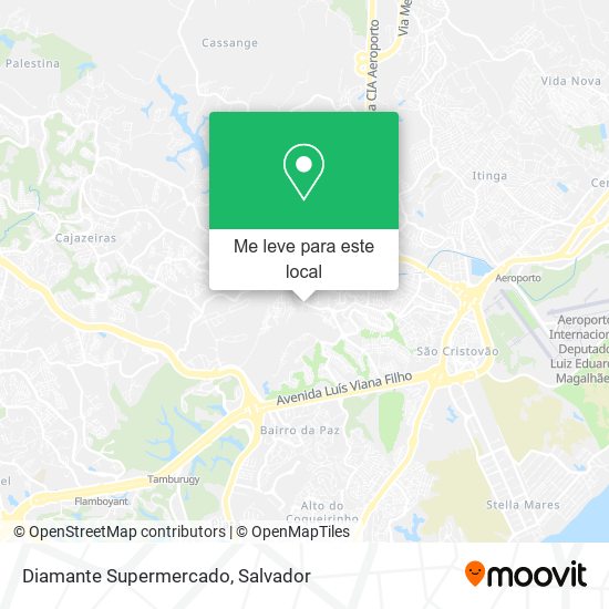 Diamante Supermercado mapa