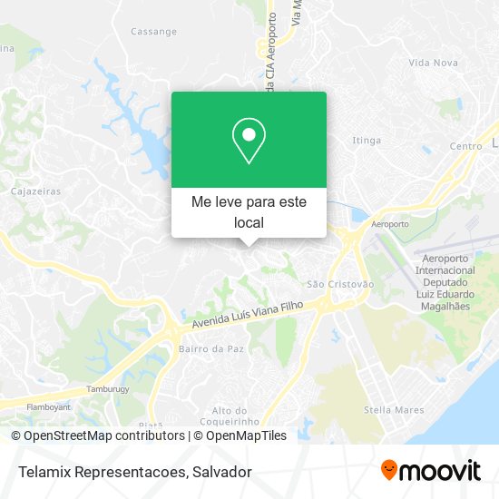 Telamix Representacoes mapa