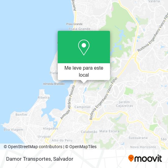 Damor Transportes mapa