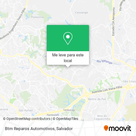 Btm Reparos Automotivos mapa