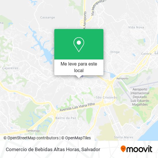 Comercio de Bebidas Altas Horas mapa