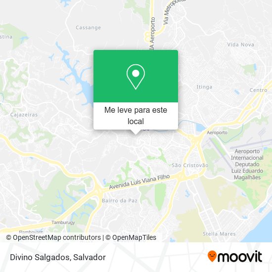 Divino Salgados mapa