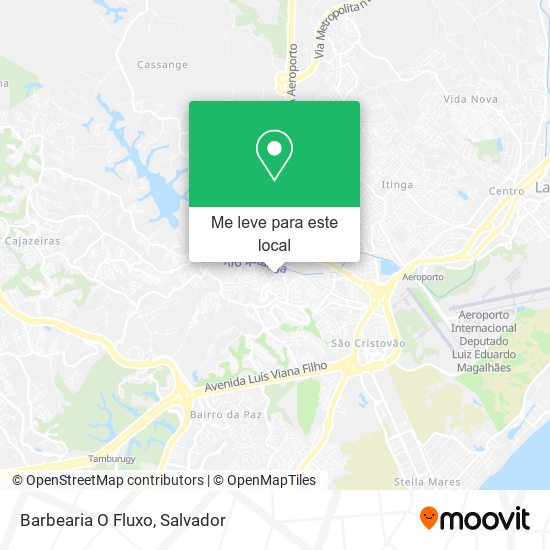 Barbearia O Fluxo mapa