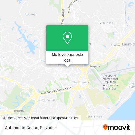 Antonio do Gesso mapa