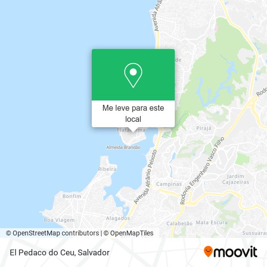 El Pedaco do Ceu mapa