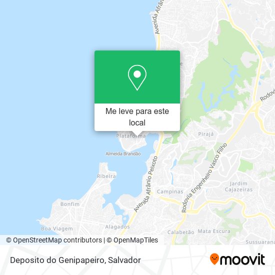 Deposito do Genipapeiro mapa
