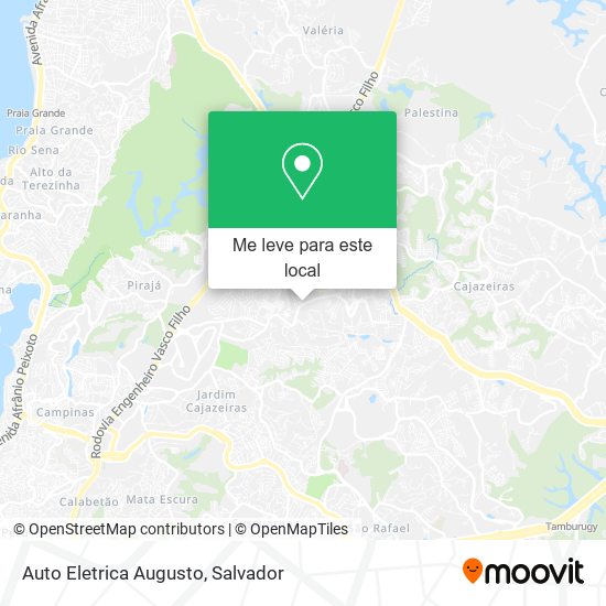 Auto Eletrica Augusto mapa