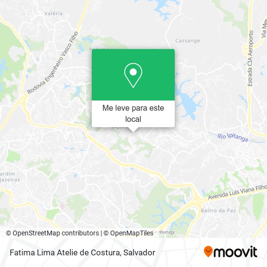 Fatima Lima Atelie de Costura mapa