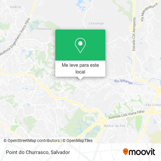 Point do Churrasco mapa