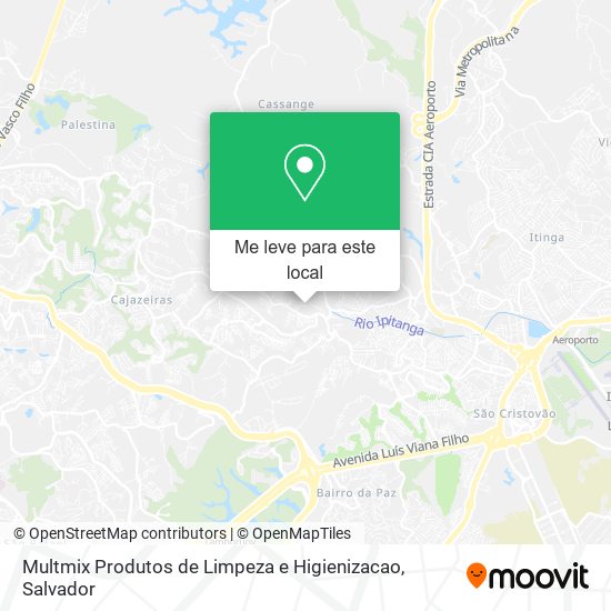 Multmix Produtos de Limpeza e Higienizacao mapa