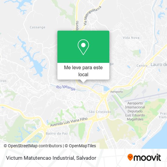 Victum Matutencao Industrial mapa