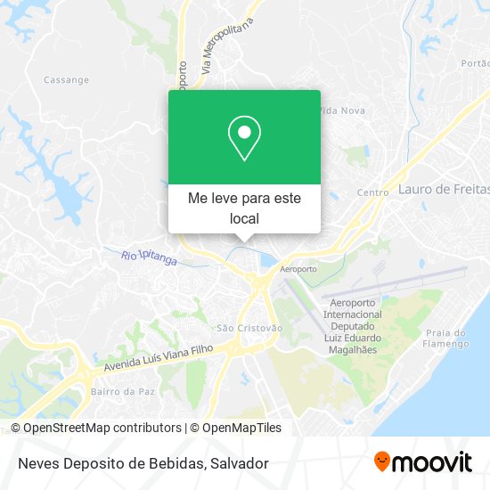 Neves Deposito de Bebidas mapa