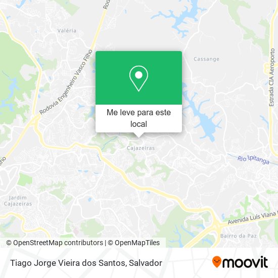 Tiago Jorge Vieira dos Santos mapa