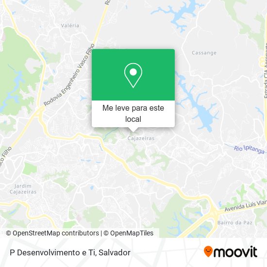 P Desenvolvimento e Ti mapa