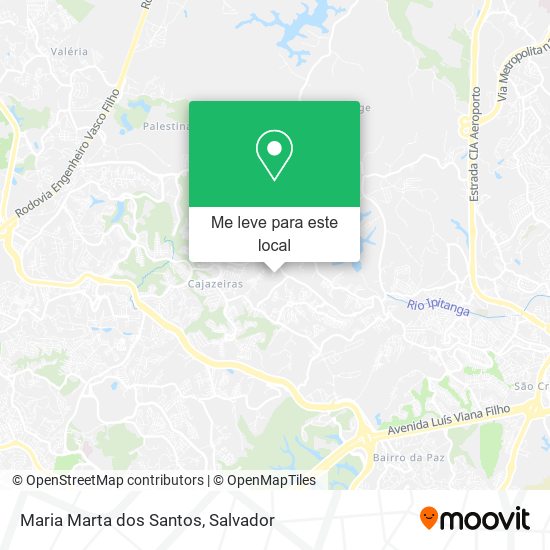 Maria Marta dos Santos mapa