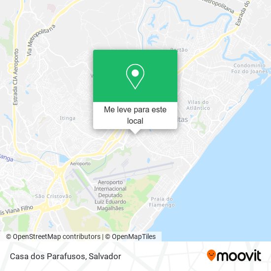 Casa dos Parafusos mapa