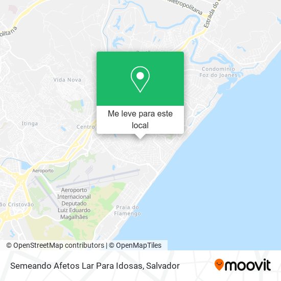 Semeando Afetos Lar Para Idosas mapa