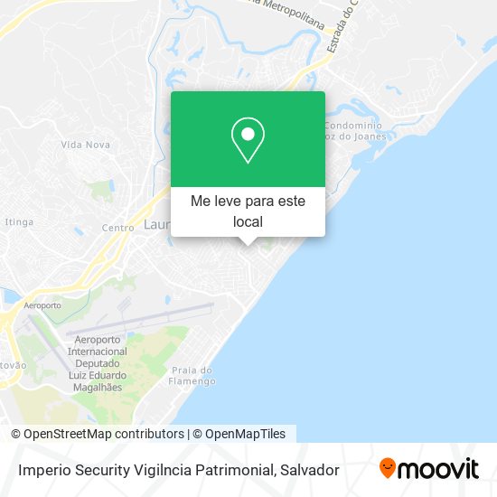 Imperio Security Vigilncia Patrimonial mapa