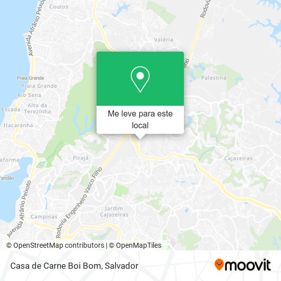 Casa de Carne Boi Bom mapa