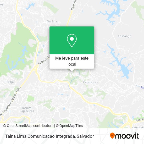 Taina Lima Comunicacao Integrada mapa