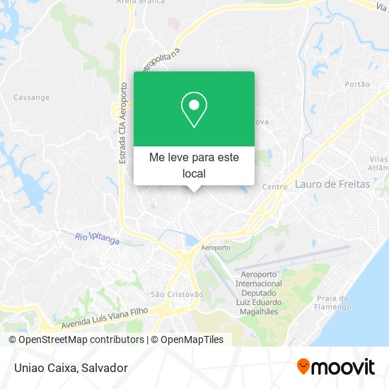 Uniao Caixa mapa
