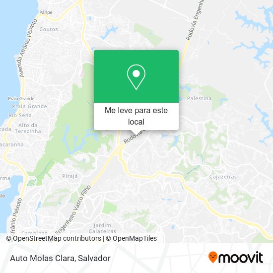 Auto Molas Clara mapa