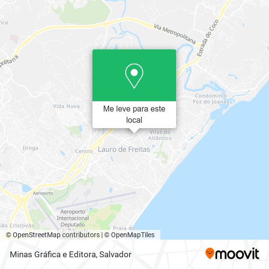 Minas Gráfica e Editora mapa