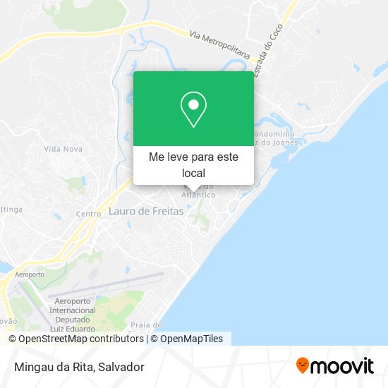 Mingau da Rita mapa