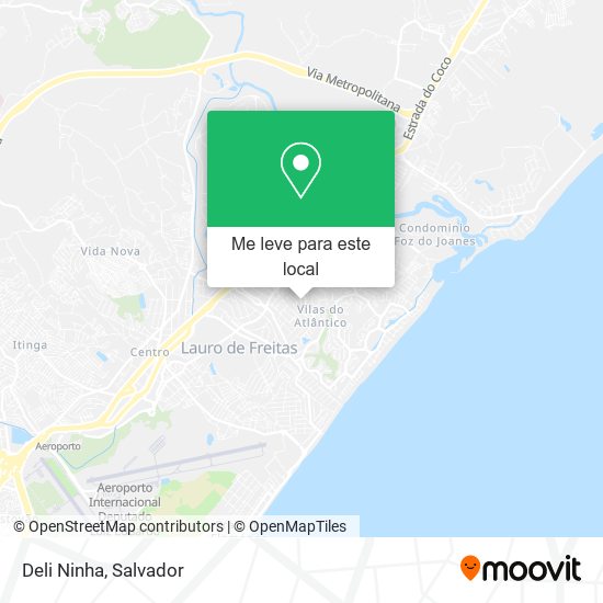 Deli Ninha mapa
