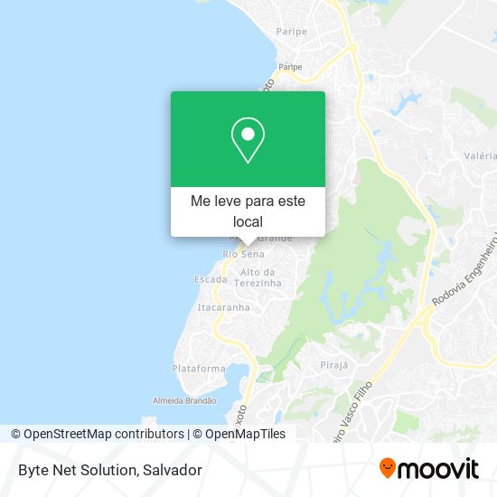Byte Net Solution mapa