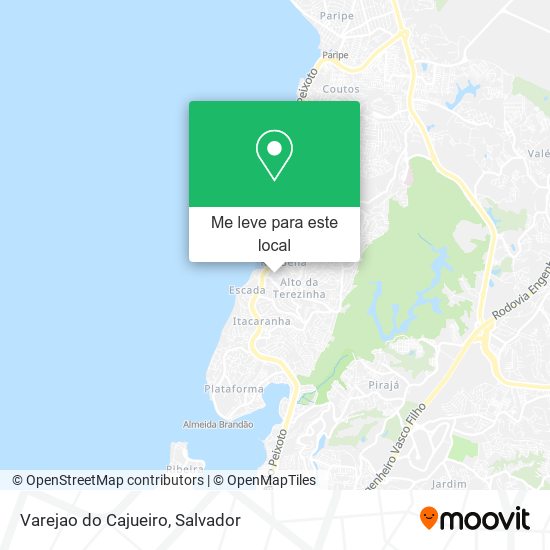 Varejao do Cajueiro mapa