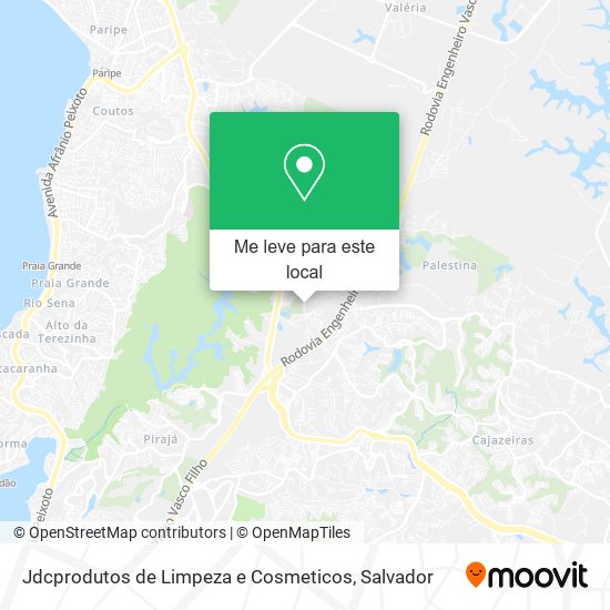 Jdcprodutos de Limpeza e Cosmeticos mapa