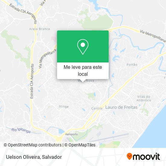 Uelson Oliveira mapa