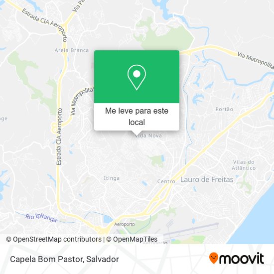 Capela Bom Pastor mapa