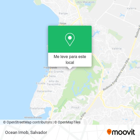 Ocean Imob mapa